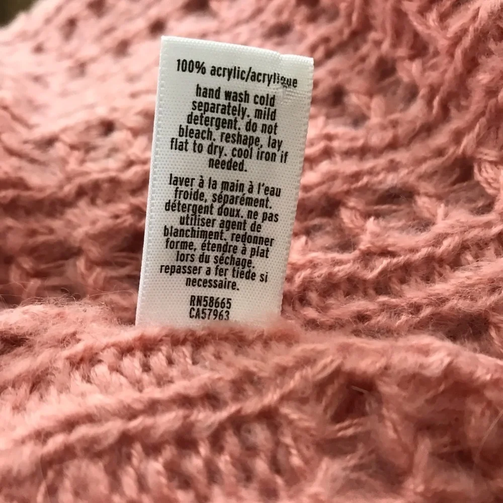 Pink Knit Scarf